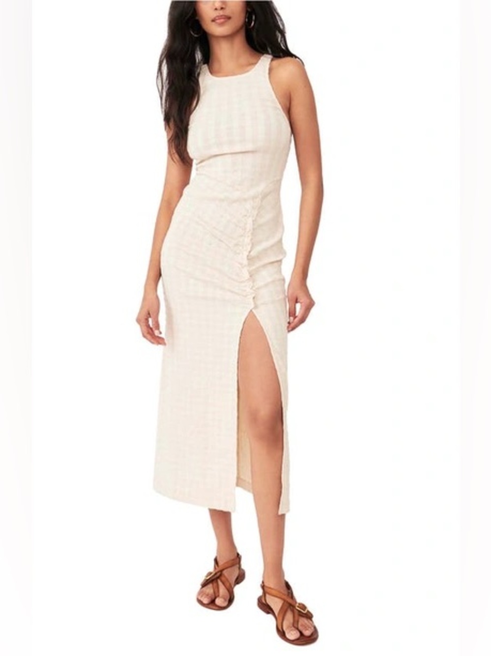 Free People Kokomo Sleeveless Midi Dress EUC